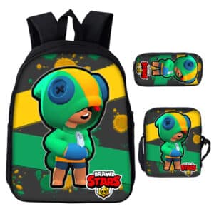 Leon Brawl Stars Backpack Set