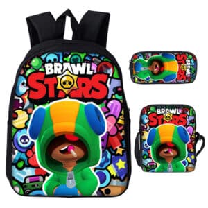 Leon Brawl Stars Backpack Set