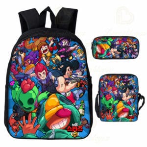 3pcs/set Brawl Stars 2 Backpacks