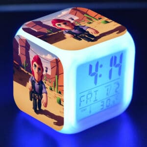Colt Brawl Stars LED Alarm Clock: DEFAULT COLT