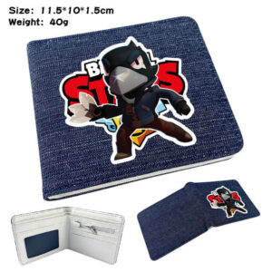 Crow Brawl Stars Denim Wallet: DEFAULT CROW