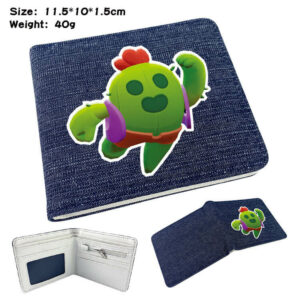 Spike Brawl Stars Denim Wallet: DEFAULT SPIKE