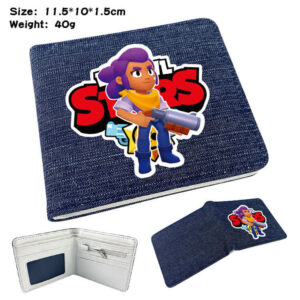 Shelly Brawl Stars Denim Wallet: DEFAULT SHELLY