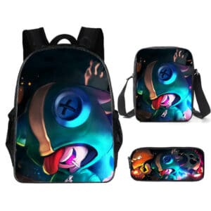3pcs/set Backpack Set Brawl Stars Characters: Leon