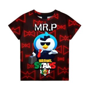 Agent Mr.P Brawl Stars Skin Children's T Shirt