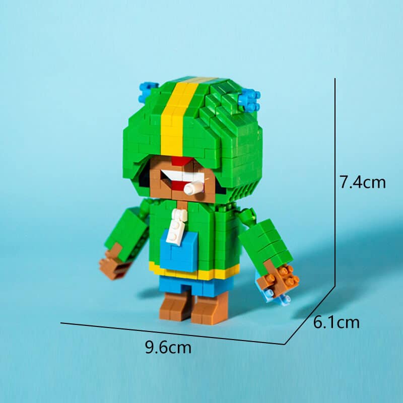 Leon Brawl Stars LEGO The Child Building Kit Figures