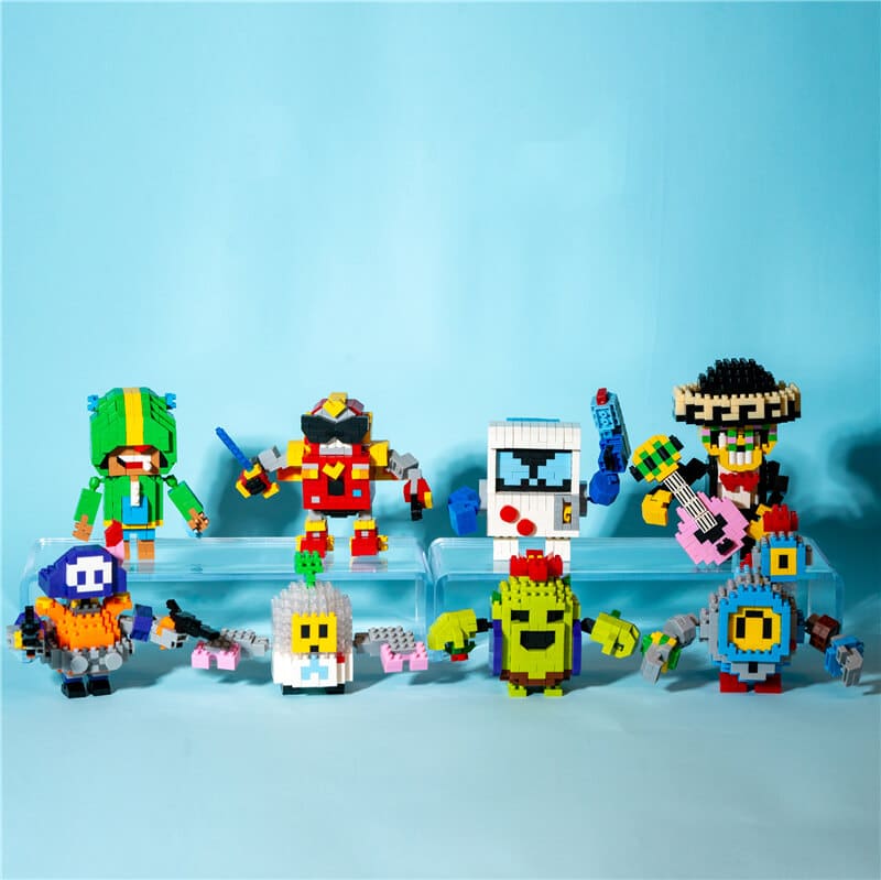 8 in 1 Lego Brawl Stars Figures The Child Buildable Kits