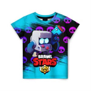 8-Bit Brawl Stars 3d Printed T Shirt