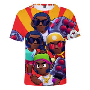 Brawl Stars Brock 3d Printed T Shirt
