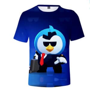 Agent Mr.P Brawl Stars 3d Printed T shirt