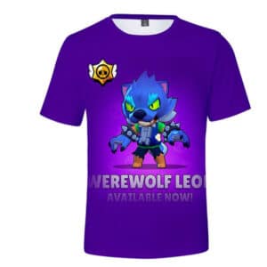 3d Printed Werewolf Leon Brawl Stars T-shirt