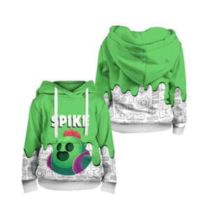 Spike Brawl Stars 3D Printed Hoodies