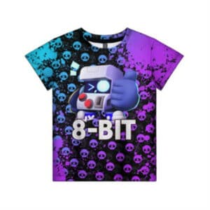 Brawl Stars 8-Bit 3d Printed T-Shirts