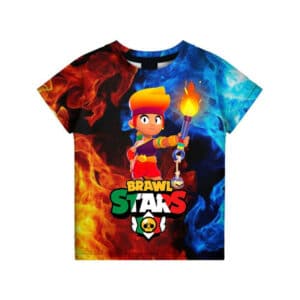 3D Brawl Stars Amber T-Shirts