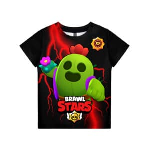 Default Spike Brawl Stars T-Shirt Tees Power Fertilize