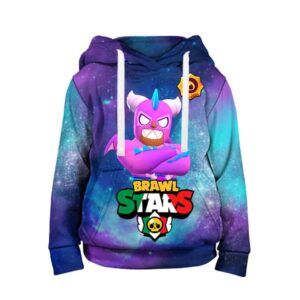Brawl Stars El Dragon Rosado Hoodie Sweatshirt