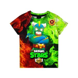 Brawl Stars El Dragon Verdoso T-shirt Tees El Fuego