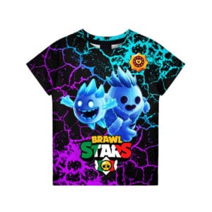 Ice Spike Brawl Stars T-Shirt Tops Power Fertilize
