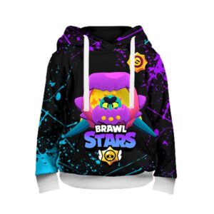 Brawl Stars Hoodie Spiky Eve Happy Surprise Sweatshirt