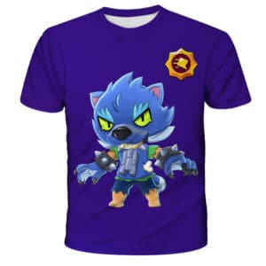 Werewolf Leon Brawl Stars T-Shirt Summer Clothes