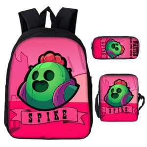 Spike Brawl Stars Backpacks Set