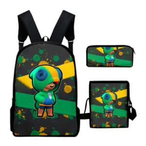 Default Leon Brawl Stars Backpacks Set