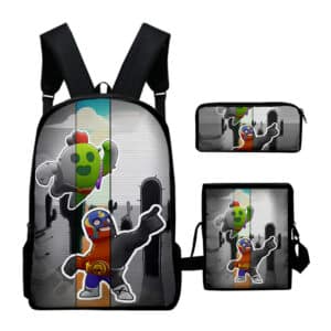 Brawl Stars Backpacks Set: Spike & El Primo