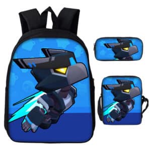 Brawl Stars Backpacks Set: Night Mecha Crow