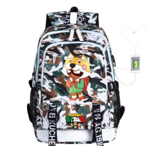 Shiba Nita Brawl Stars Backpacks: Camouflage