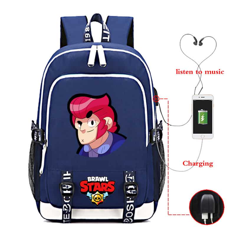 Colt Brawl Stars Backpacks for School Students - imagine 2