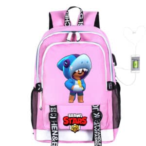 Brawl Stars School Backpacks: Pink