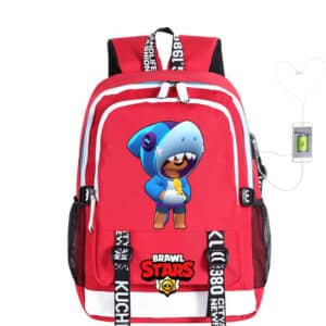 Brawl Stars School Backpacks: Red
