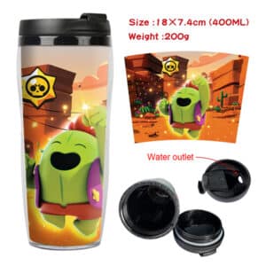 Spike Brawl Stars Water Bottles