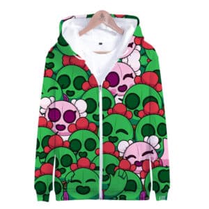 Brawl Stars Zipper-up Sweatshirt Sakura Spike