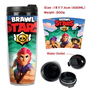 Brawl Stars Water Bottles Colt Shelly Poco