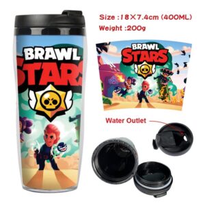 Colt Shelly Poco Brawl Stars Water Bottles