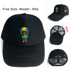 Brawl Stars Outdoor Sports Mesh Hats Leon