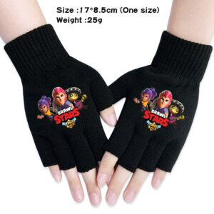 Brawl Stars Half Finger Touch Gloves Poco Colt