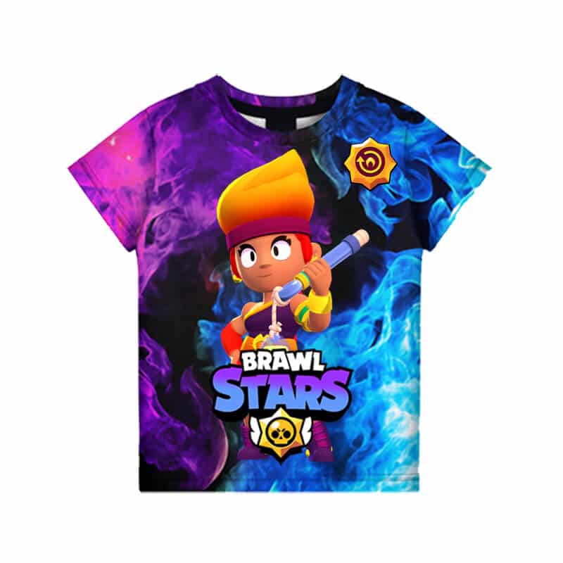 Brawl Stars Default Amber T-Shirt Tees - 이미지 8