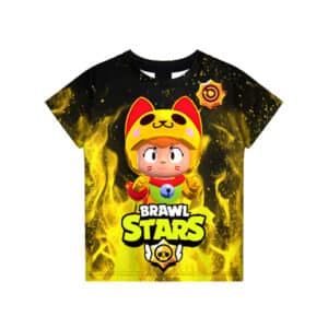 Gold Neko Bea Brawl Stars T-Shirt Tees
