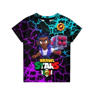 Brock Brawl Stars T-Shirt Tees Rocket No. Four