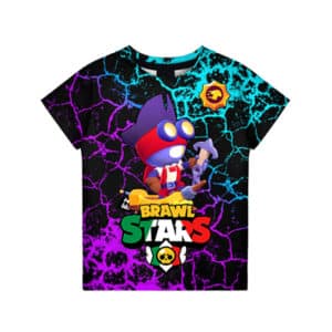 Captain Carl Brawl Stars T-Shirt Tees Power Throw