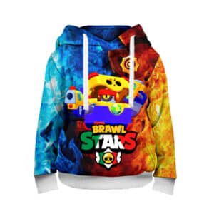 Brawl Stars Mega Box Darryl Hoodie Sweatshirt