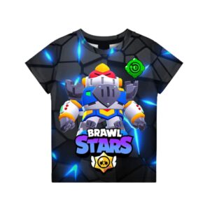 Brawl Stars T-shirt Tees Mecha Surge Power Shield