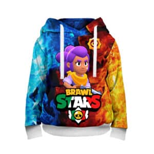 Brawl Stars Hoodie Sweatshirt Shelly Band-Aid