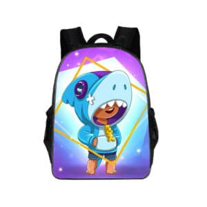 Brawl Stars Backpacks: Shark Leon Schoolbag