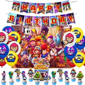 Brawl Stars Merch Birthday Party Decorations