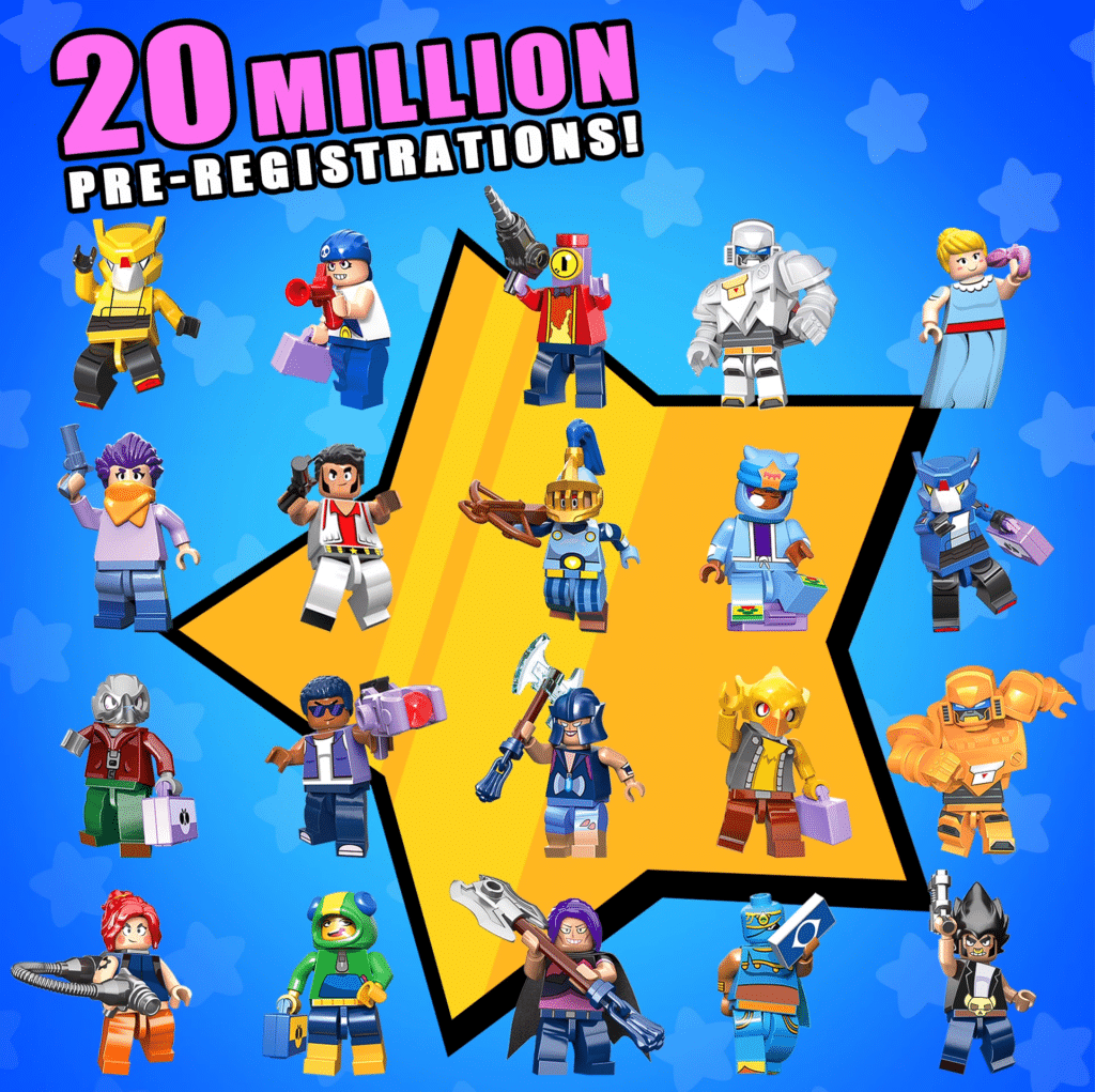 20pcs /Set Brawl Stars Action Figure Set | Brawl Stars Merch Store