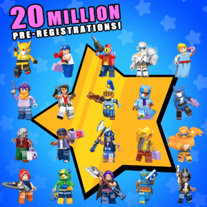 20pcs /Set Brawl Stars Action Figure Set
