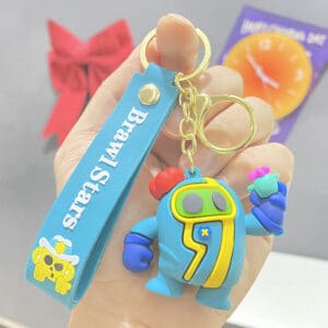 Brawl Stars Pyro Spike Figures Keychain